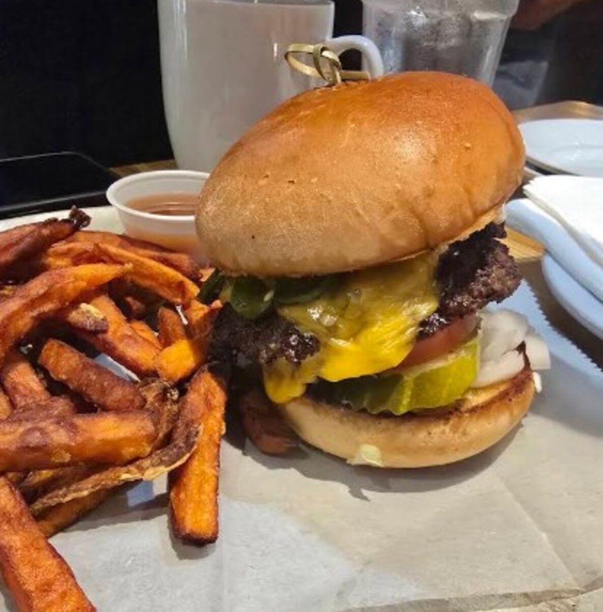 Food at Elliot's Wood Fired Kitchen & Tap located in Newark, OH.