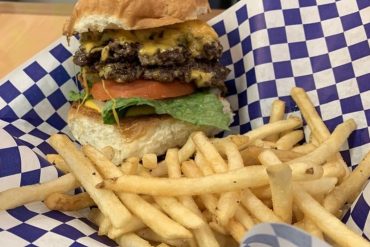 Food at Voodoo Burgers located in Las Cruces, NM.