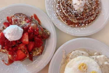 Food at Deja Vu Breakfast Company located in Chico, CA.