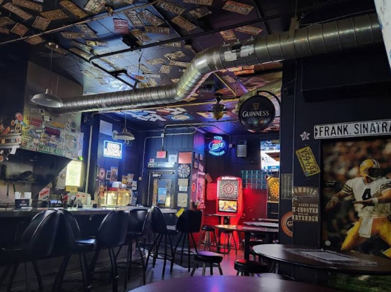 at Pete's Garage Bar located in Oshkosh, WI.