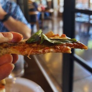 Il Forno Bello Pizzeria Pizza Slice Close-Up