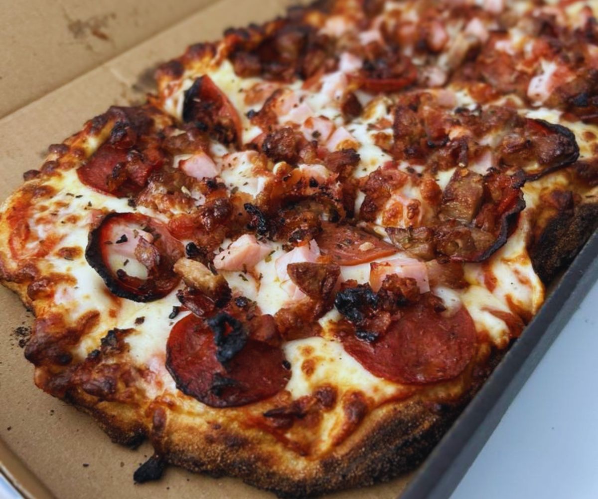 The Crafty Beaver Bar Meat Lovers Pizza