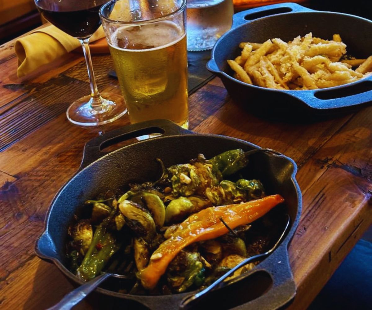 Carbon Angela’s Kitchen Shishito Peppers & Parmesan Fries