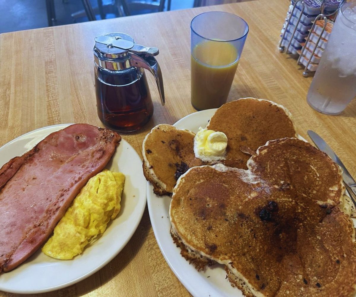 Blueberry Pancake Platter