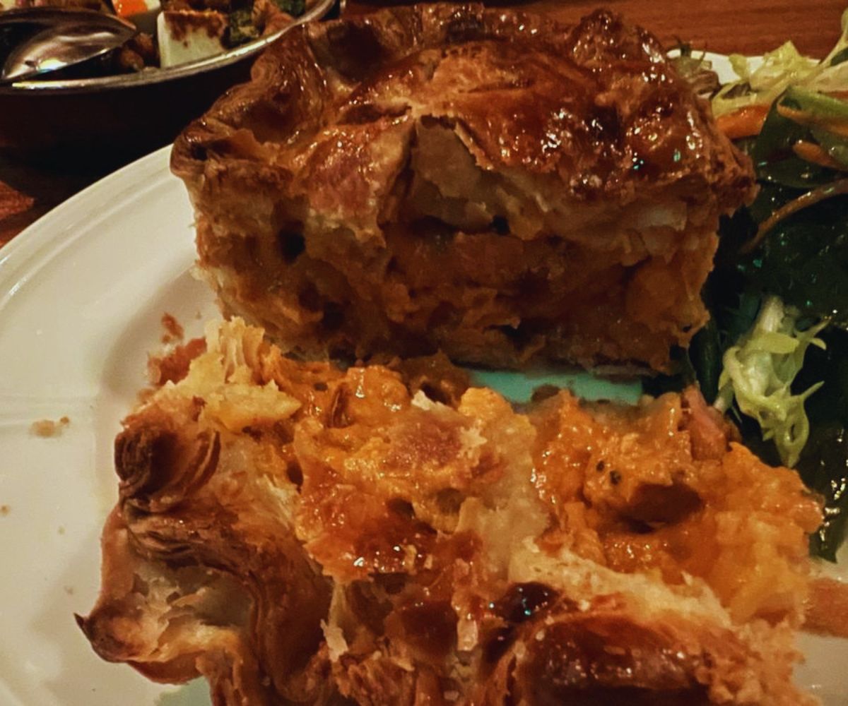Chumley House Cut Open Butter Chicken Pot Pie