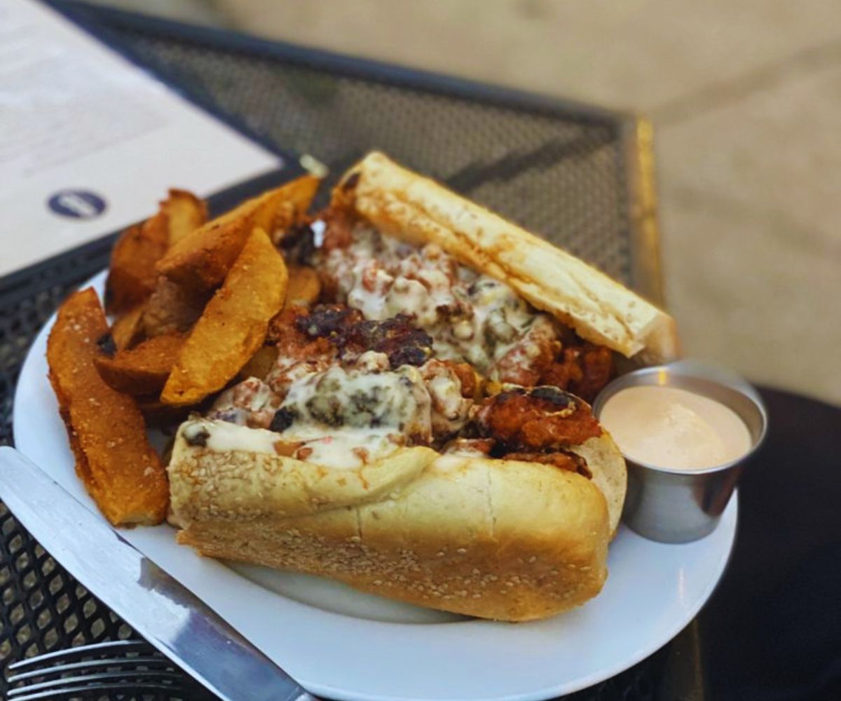 Bad Brother Sausage Roll with Thick Cut Fries