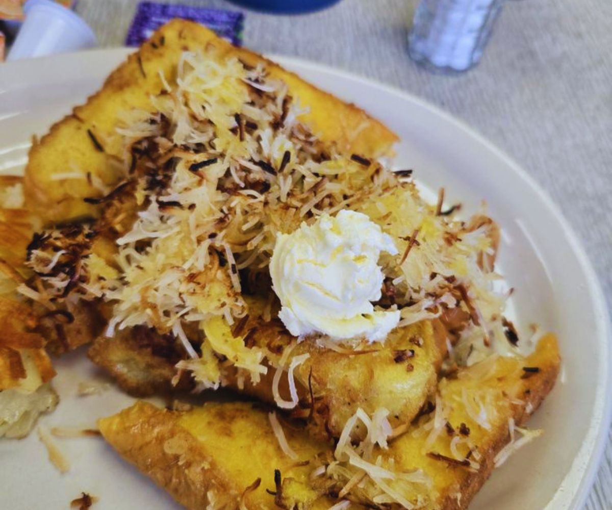 Coconut French toast