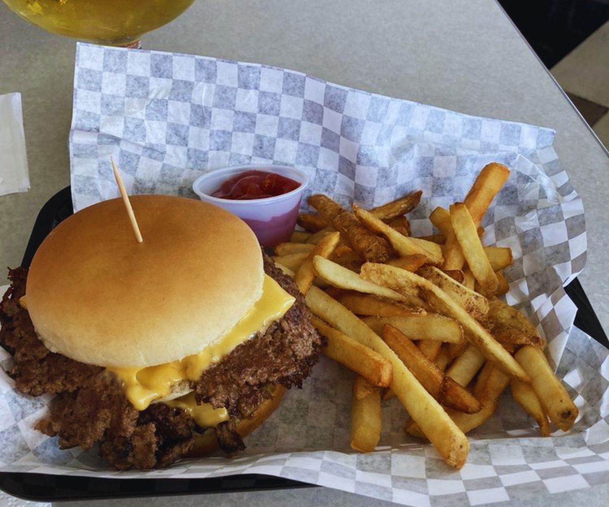 Workingman's Friend Double Cheeseburger