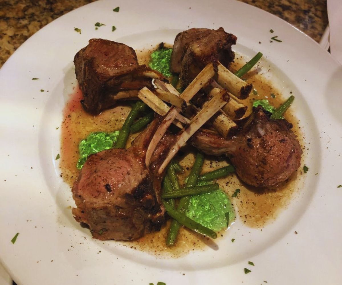 Luigi's Italian Chophouse & Bar Rack of Lamb 16 oz