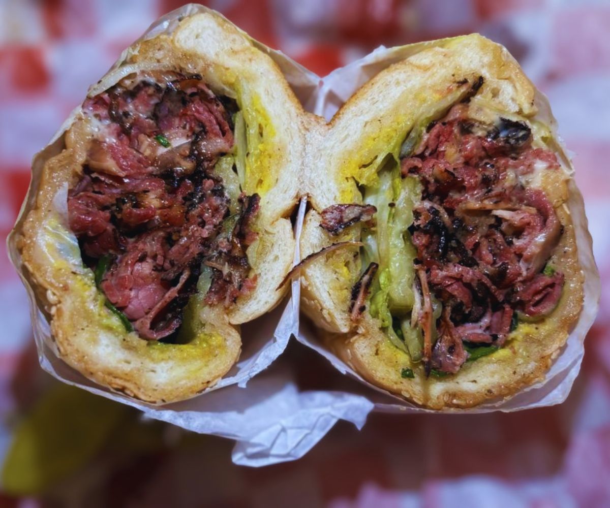 Harbor Mart Pastrami Sandwich