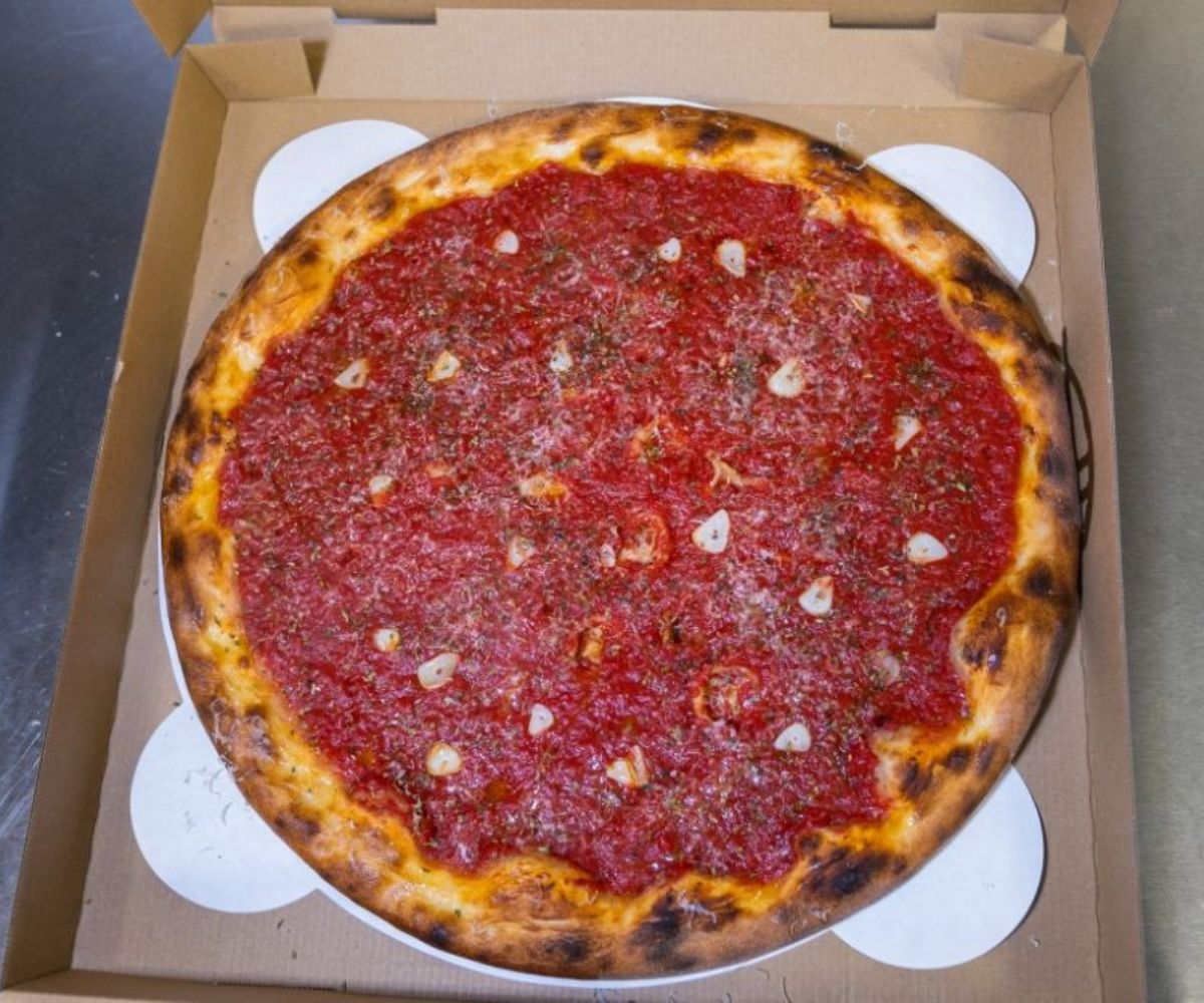 Skorch'd Pizza California Tomato Pie