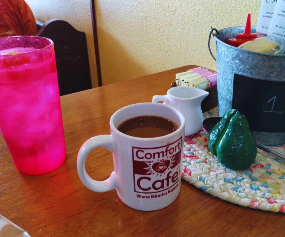 Comfort Cafe - San Antonio Coffee and Lemon Water