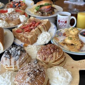 Food at Comfort Cafe located in San Antonio TX