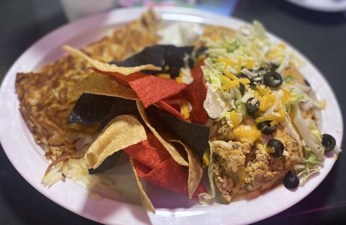 Food at The Peppermill located in Las Vegas NV