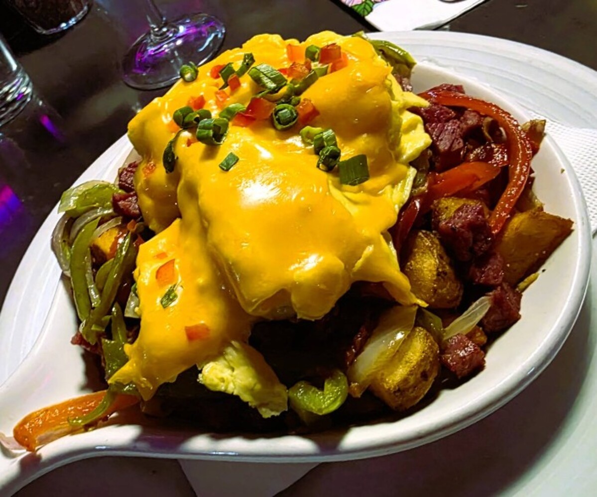 Food at The Peppermill located in Las Vegas NV