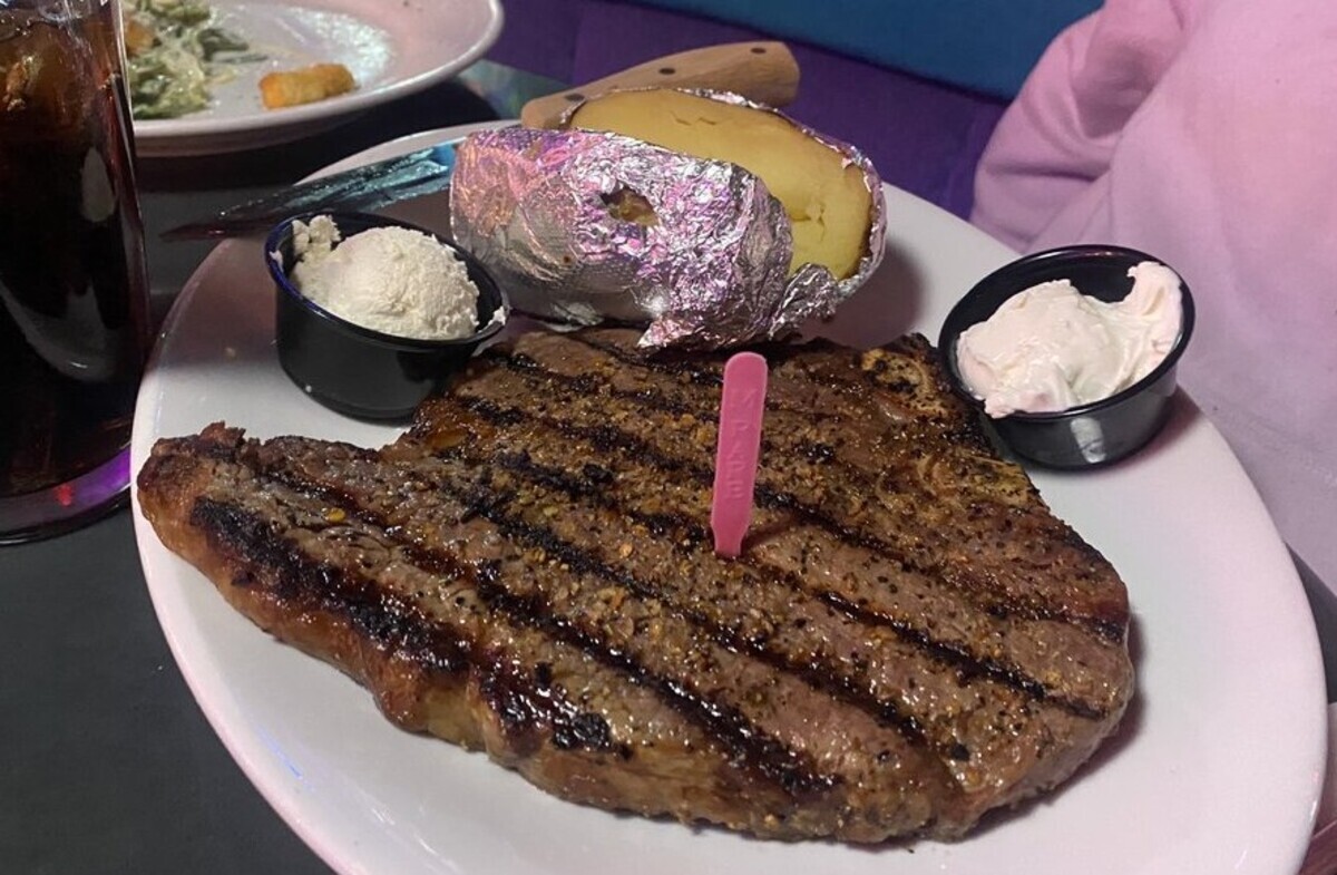 Food at The Peppermill located in Las Vegas NV