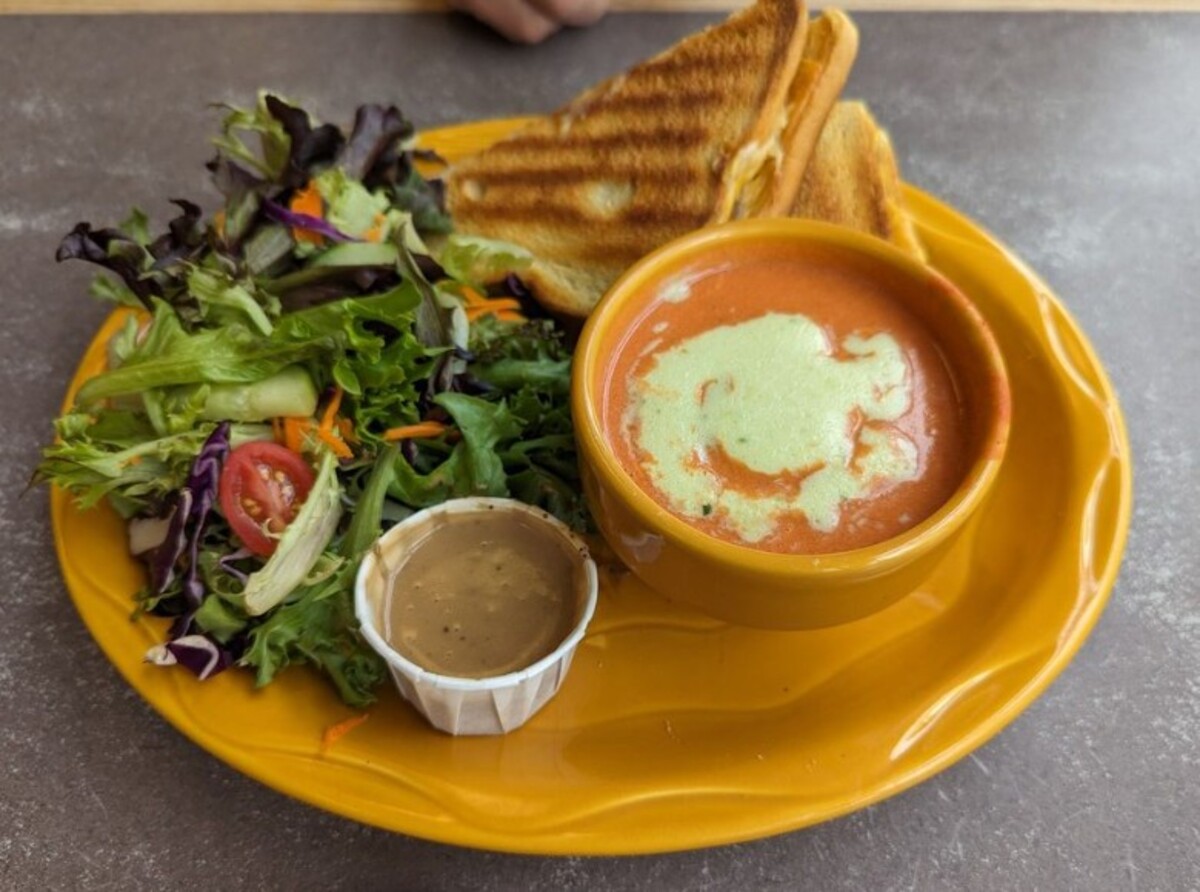 Food at Snow City Cafe located in Anchorage, AK.