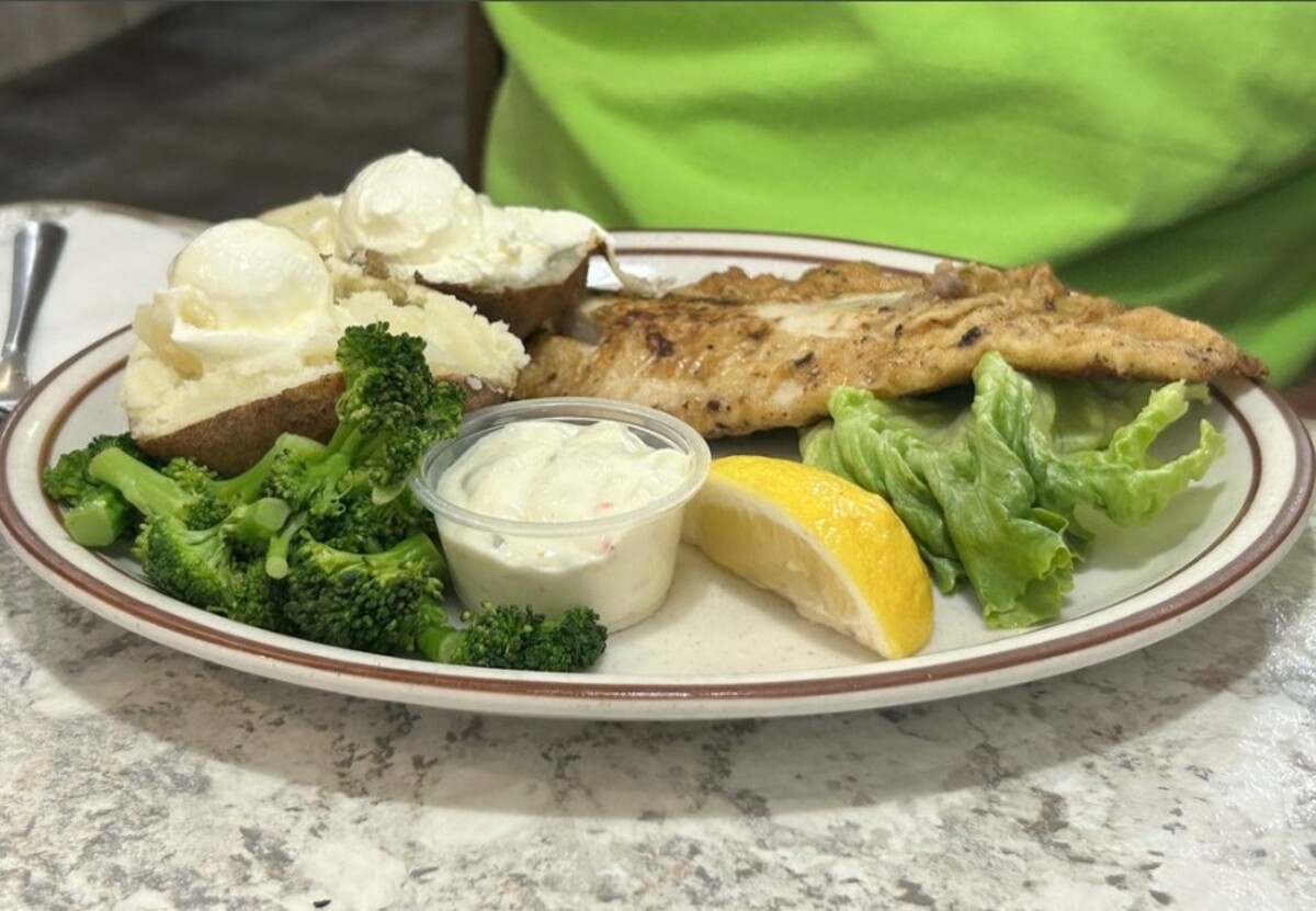 Food at Angie’s Restaurant located in Logan UT. 