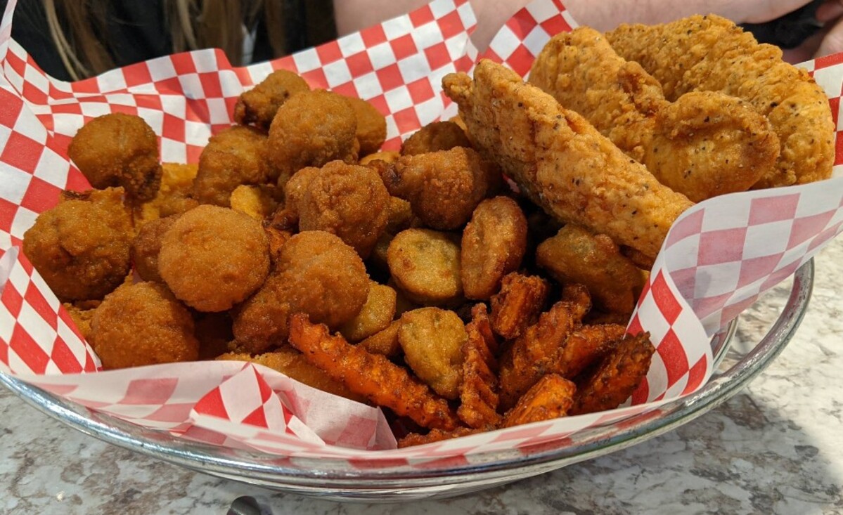 Food at Angie’s Restaurant located in Logan UT. 