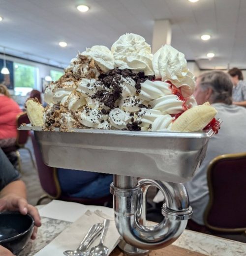 Food at Angie’s Restaurant located in Logan UT.