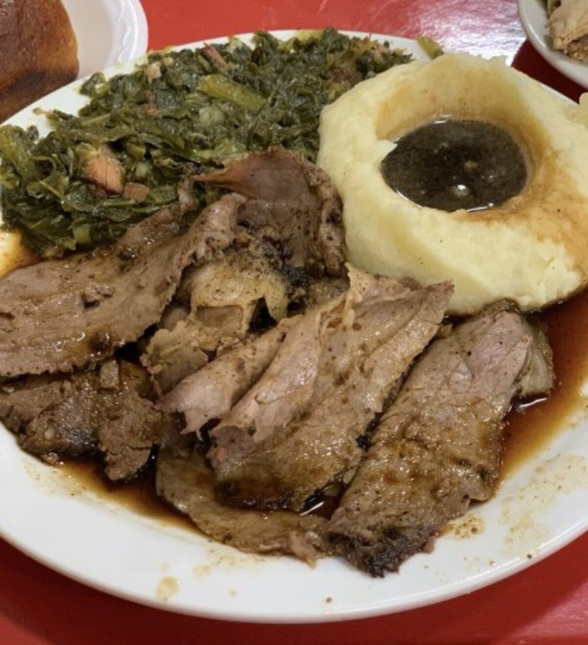 Food at Arnold's Country Kitchen located in Nashville TN. 