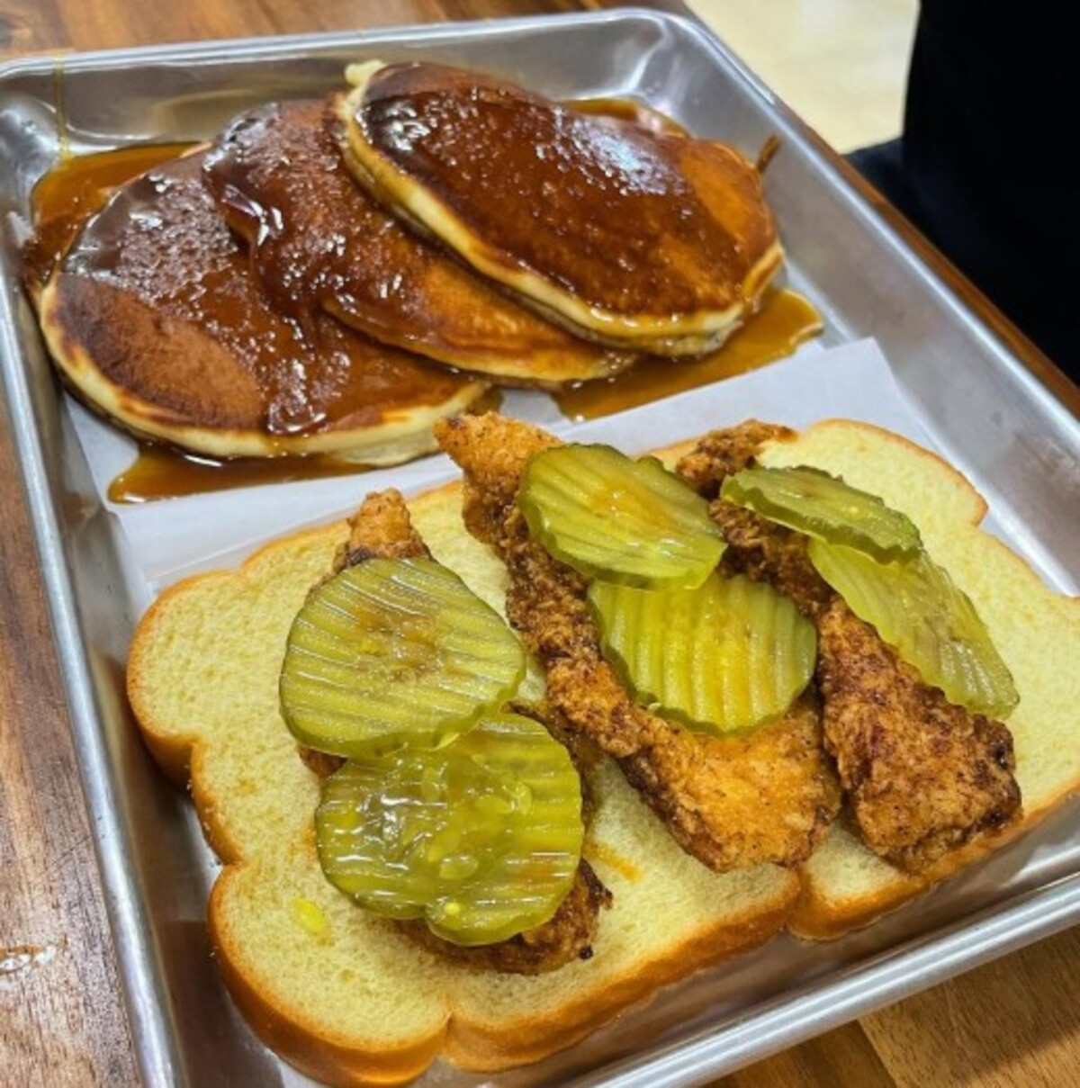 Food at Arnold's Country Kitchen located in Nashville TN.