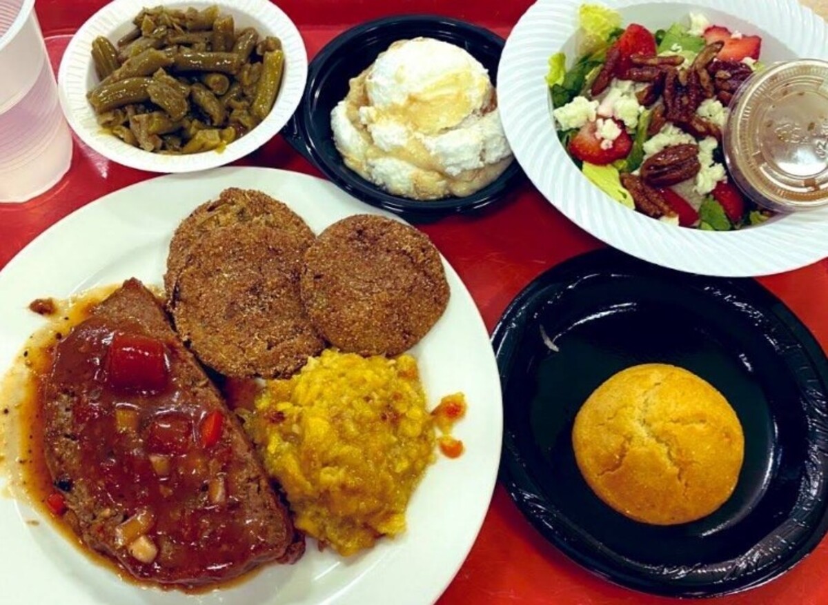 Food at Arnold's Country Kitchen located in Nashville TN.