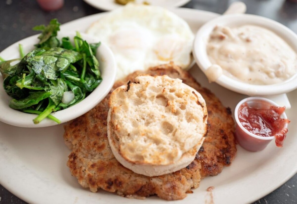 Food at The Monument Café located in Georgetown TX