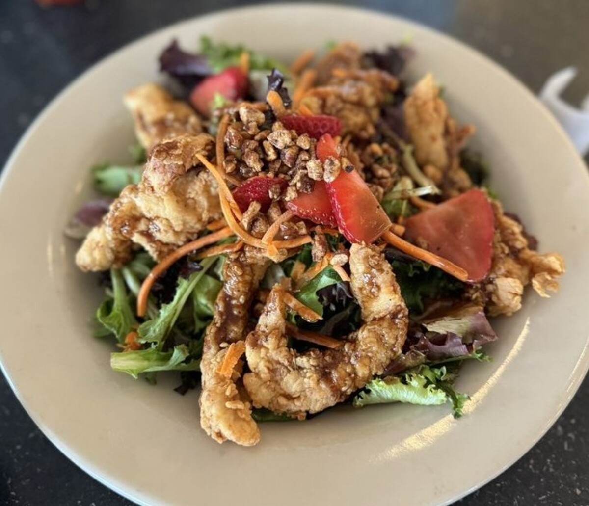 Food at The Monument Café located in Georgetown TX