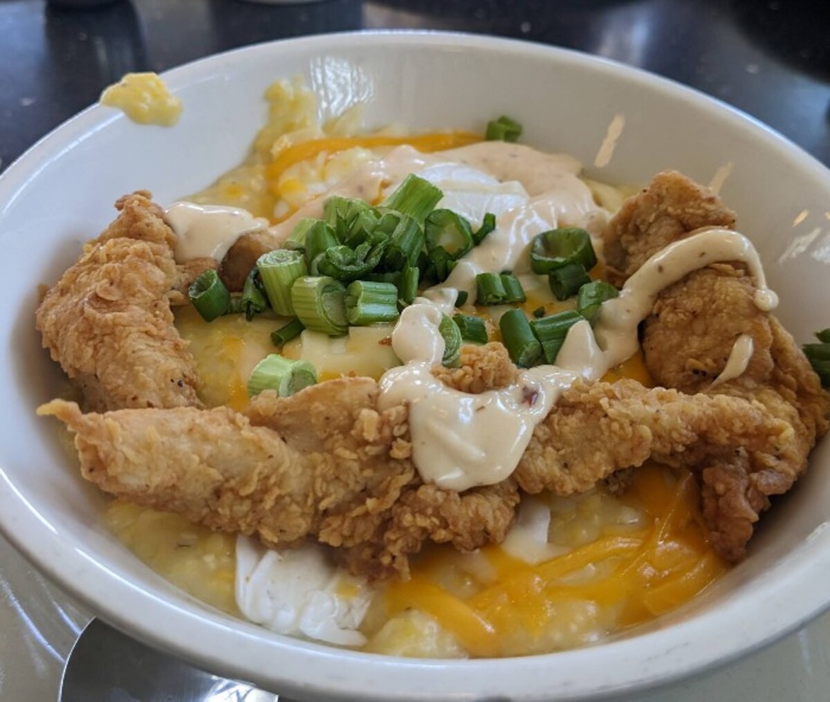 Food at The Monument Café located in Georgetown TX