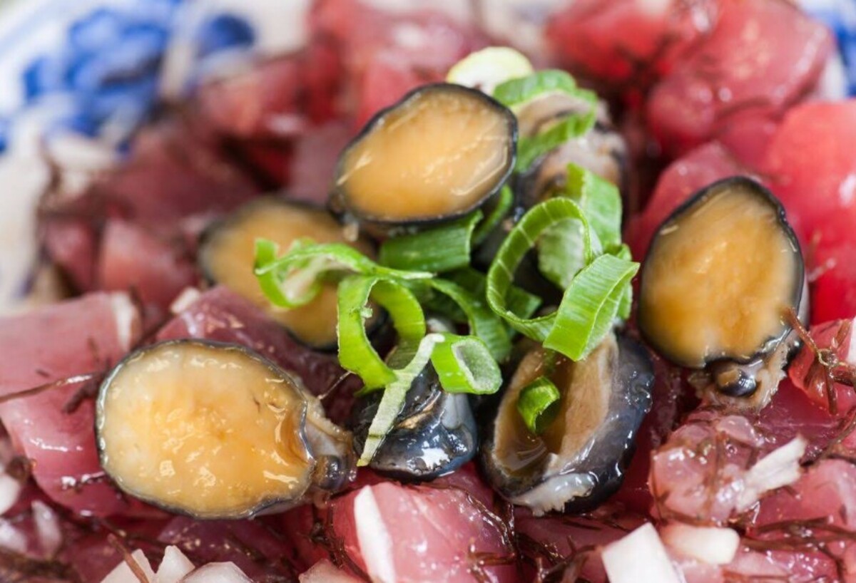 Food at Helena's Hawaiian Food located in Honolulu, HI