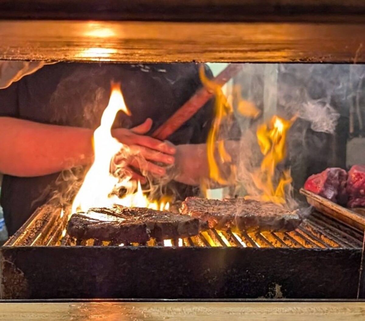 Food at Ye Olde Steak House located in Knoxville TN