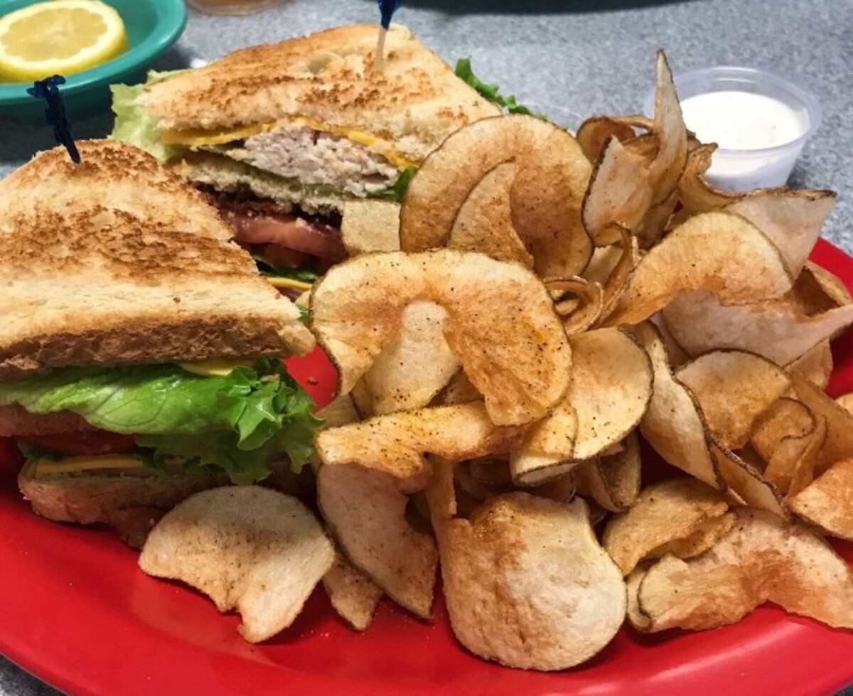 Food at Carolina's Diner located in Greensboro, NC