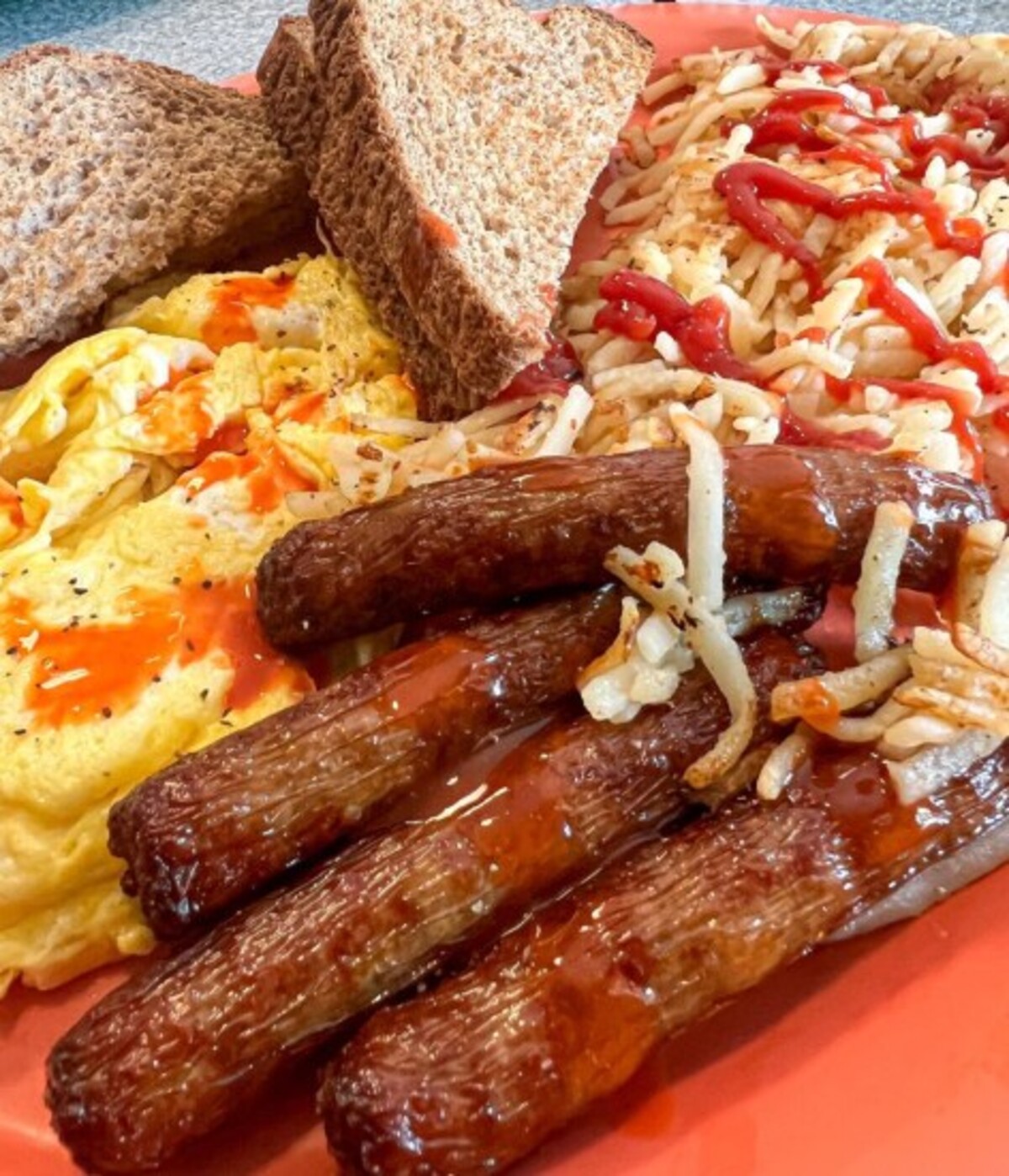 Food at Carolina's Diner located in Greensboro, NC