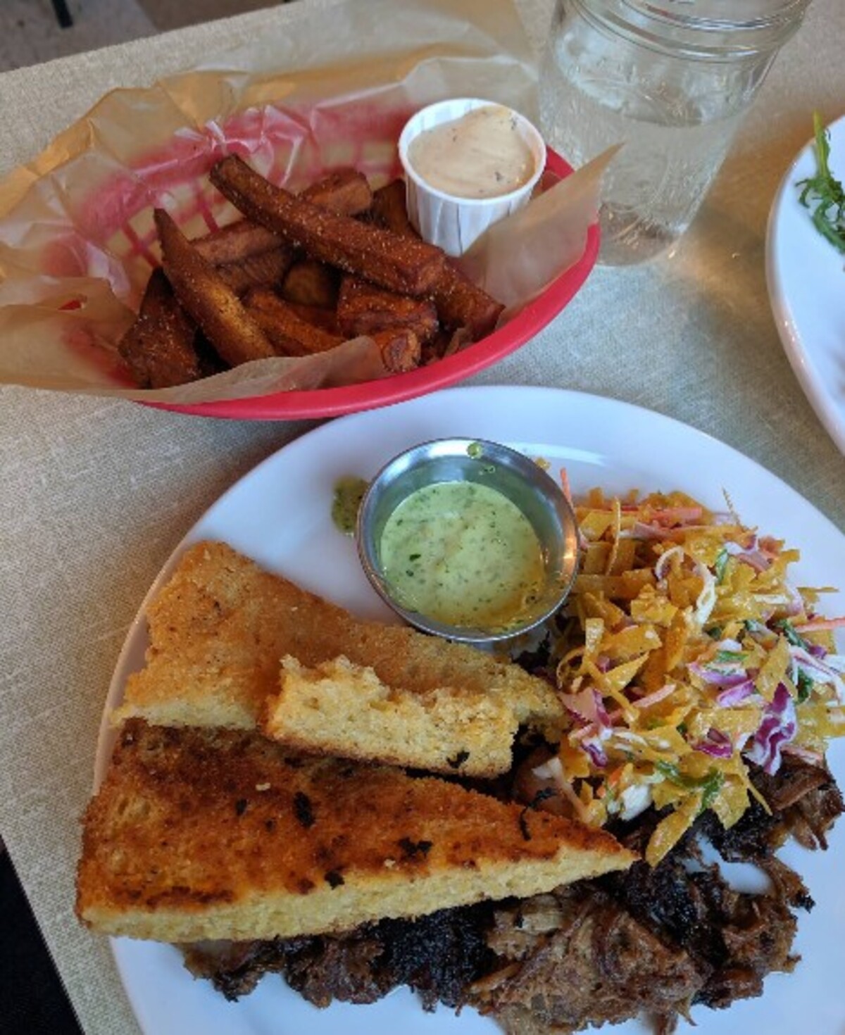 Food at The Root Cafe located in Little Rock, AR