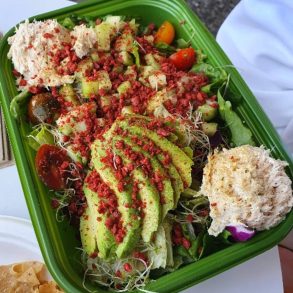 Food at Jan's Health Bar located in Huntington Beach, CA.