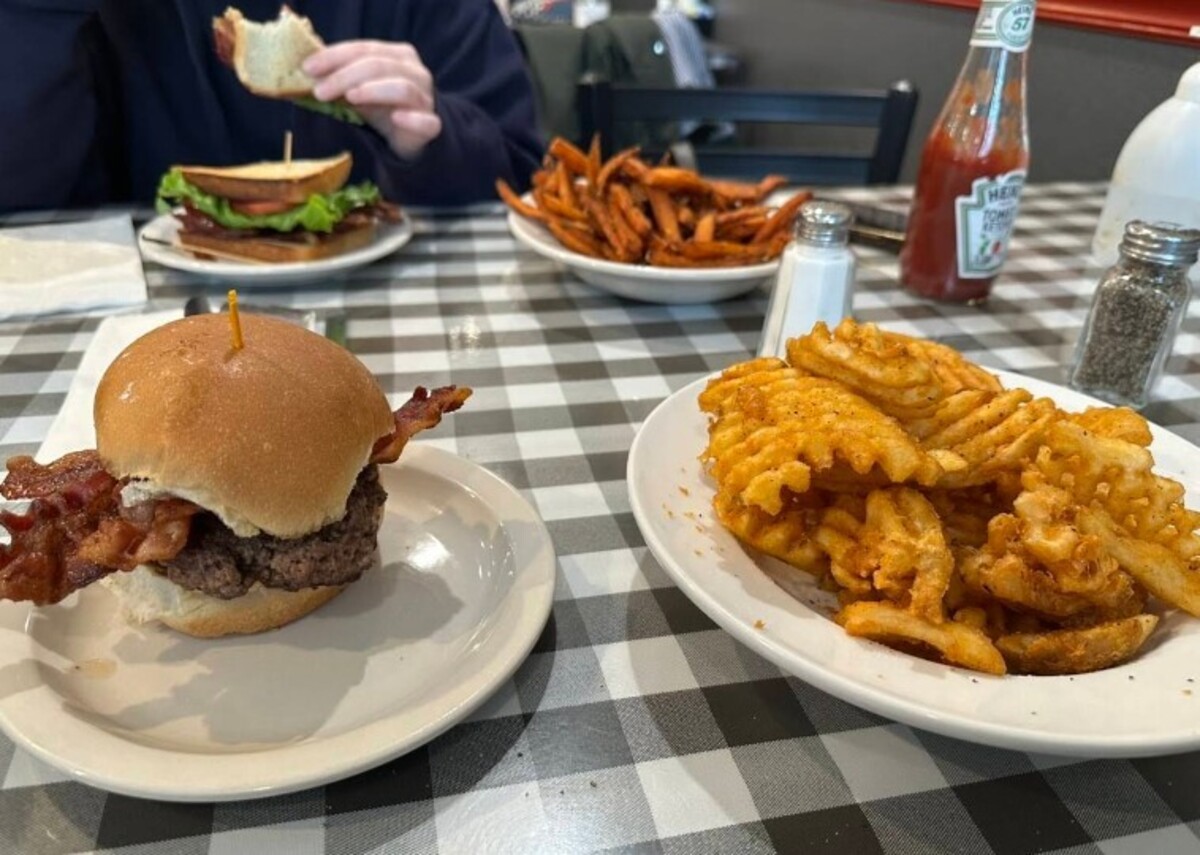 Food at Glider Diner located in Scranton PA. 