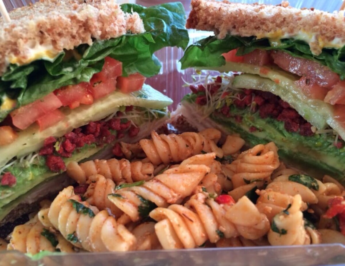 Food at Jan's Health Bar located in Huntington Beach, CA.