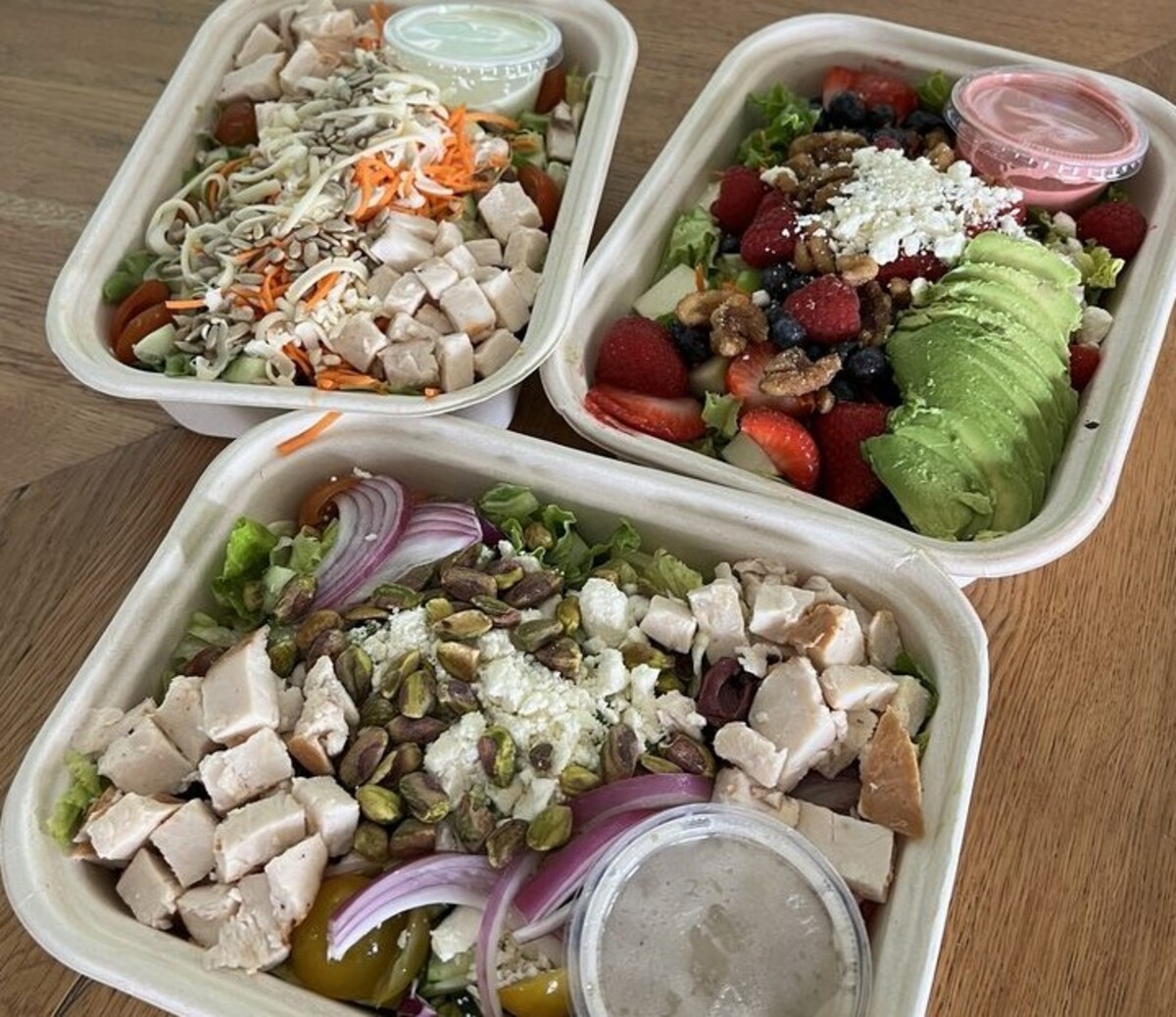 Food at Jan's Health Bar located in Huntington Beach, CA.