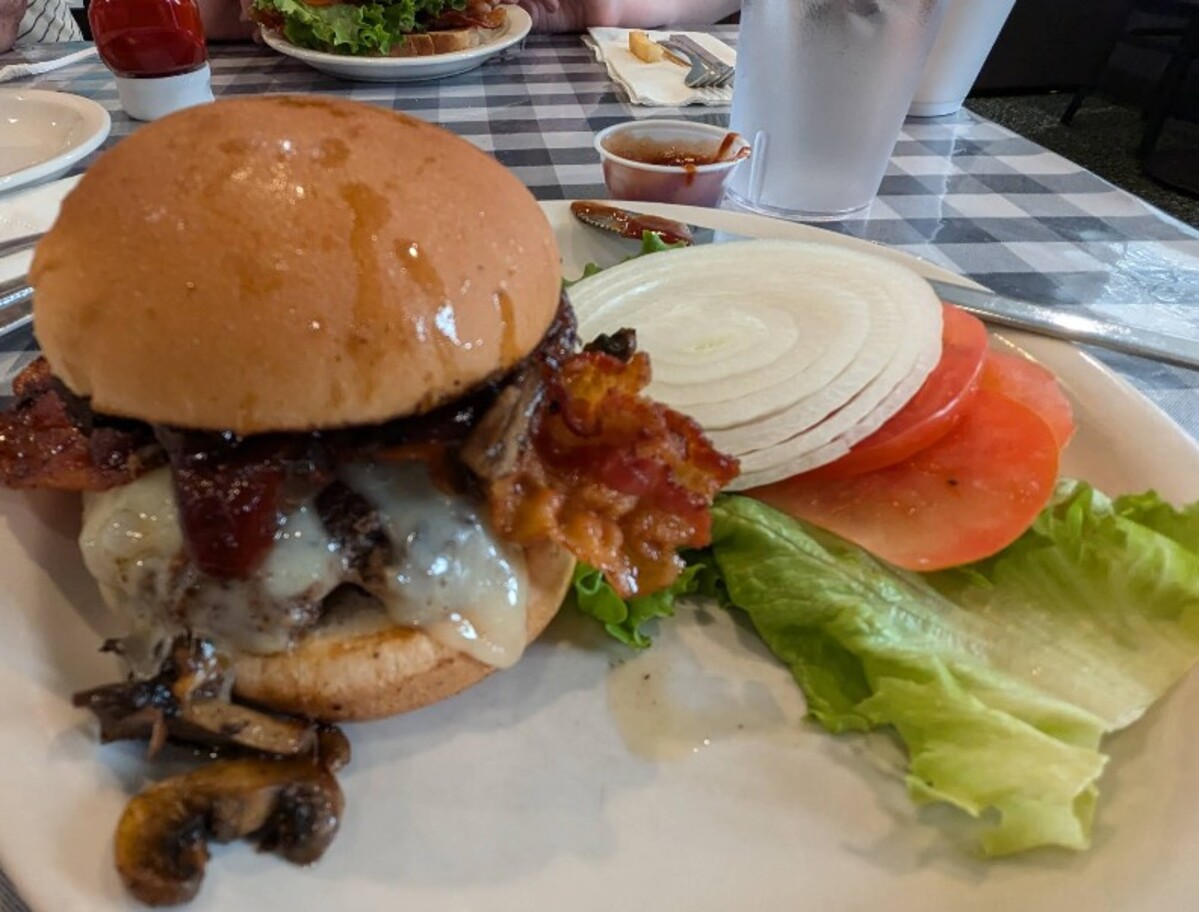 Food at Glider Diner located in Scranton PA. 