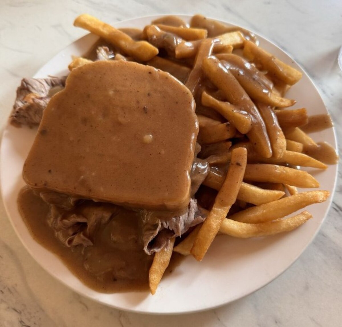 Food at Glider Diner located in Scranton PA. 
