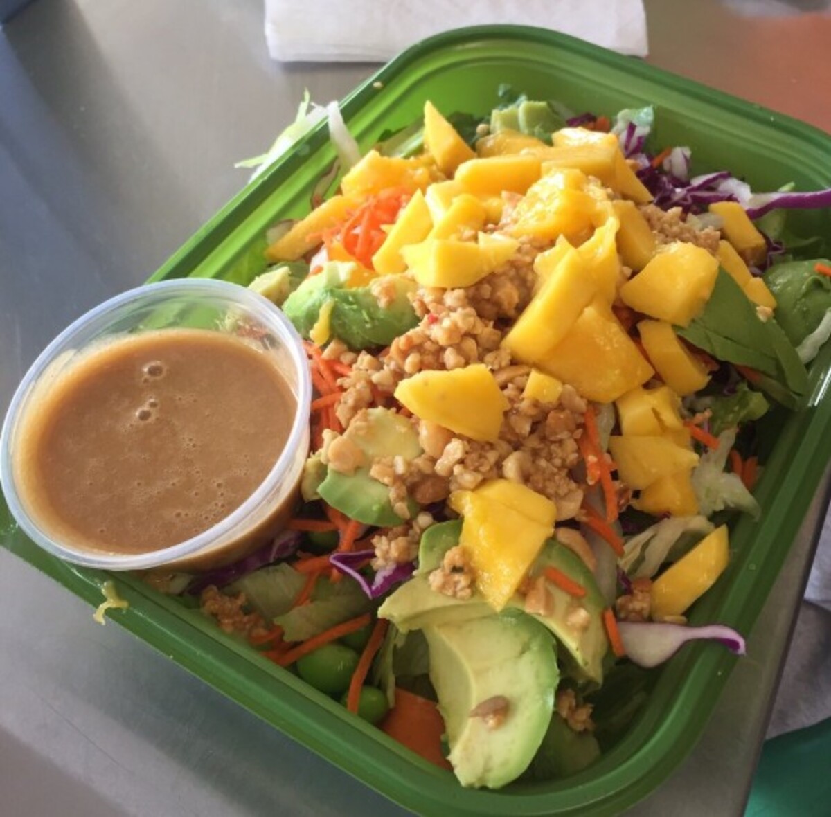 Food at Jan's Health Bar located in Huntington Beach, CA.