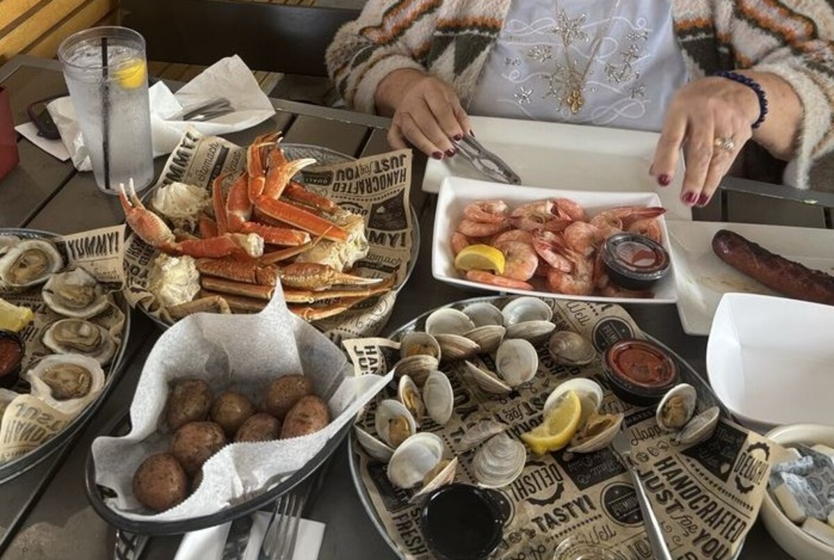 Food at Hull's Seafood located in Ormond Beach, FL. 