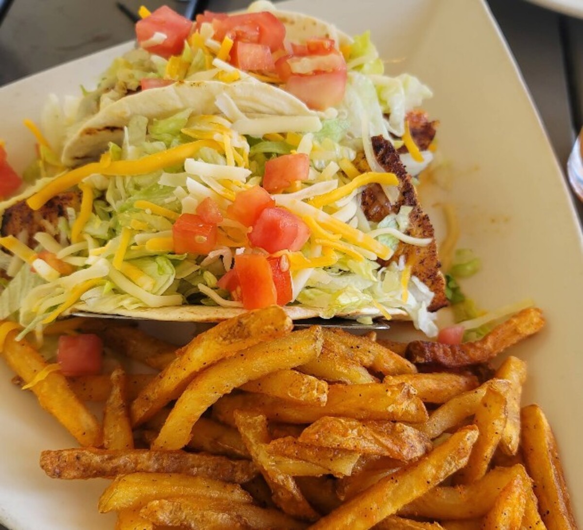 Food at Hull's Seafood located in Ormond Beach, FL.