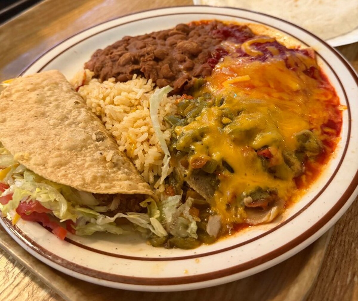 Food at Frontier located in Albuquerque NM.