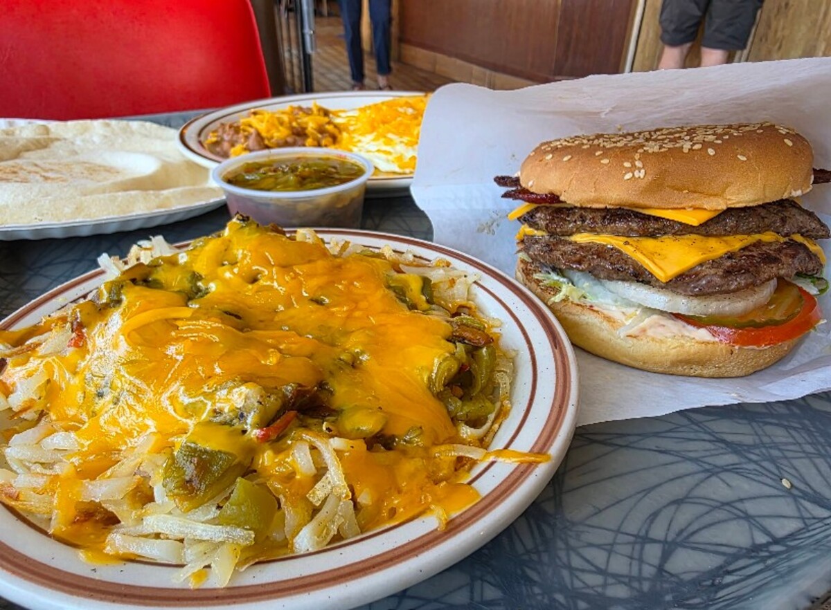 Food at Frontier located in Albuquerque NM.