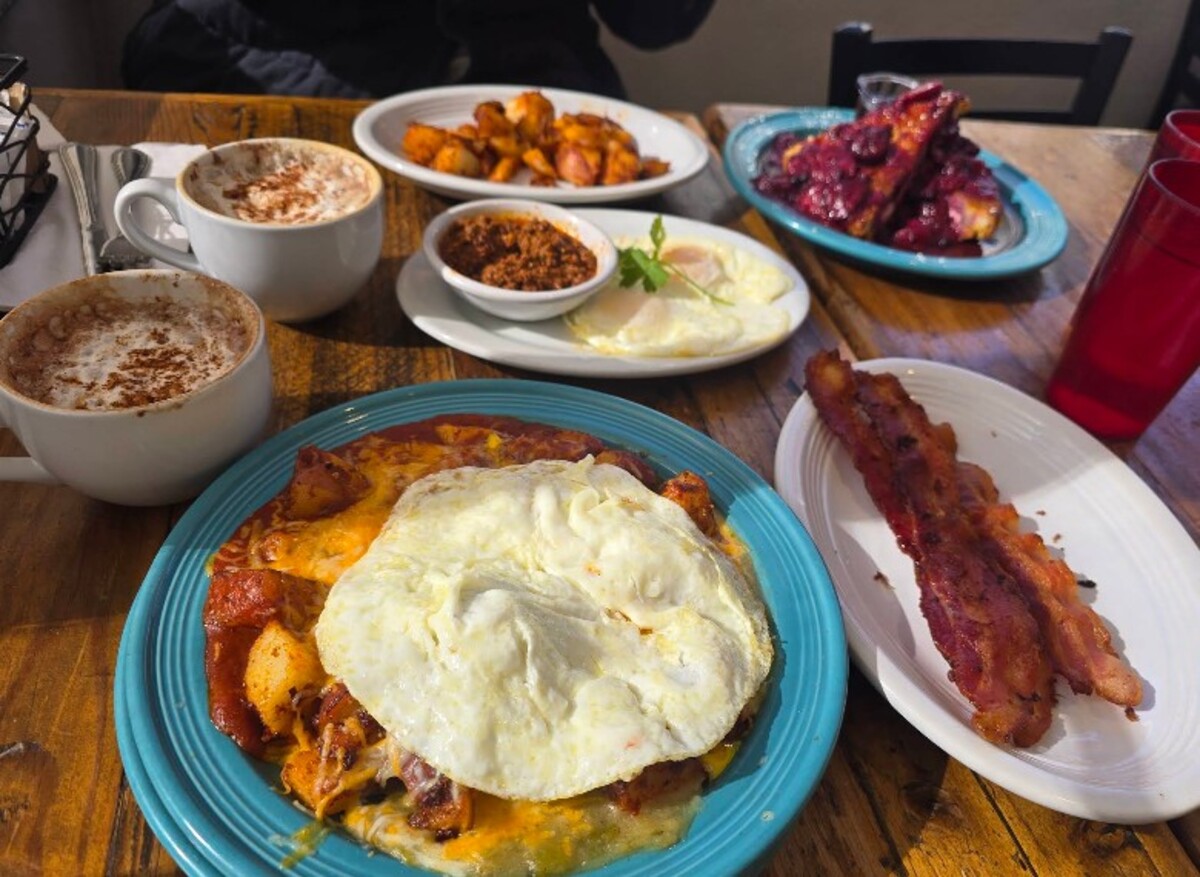 Food at Pantry Restaurant located in Santa Fe NM. 