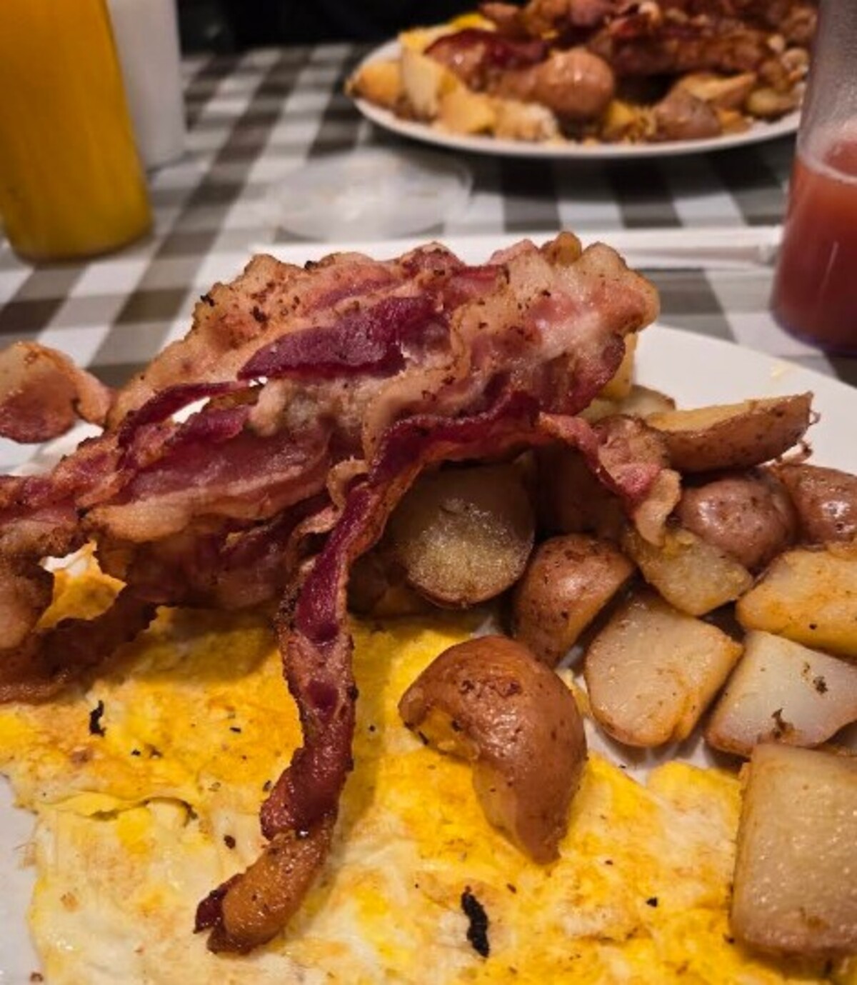Food at Glider Diner located in Scranton PA. 