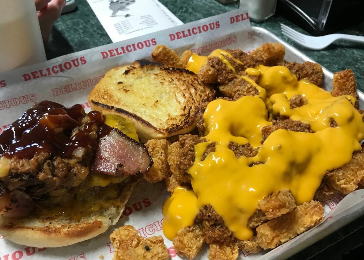 Food at Viking Burger located in Newport News, VA. 