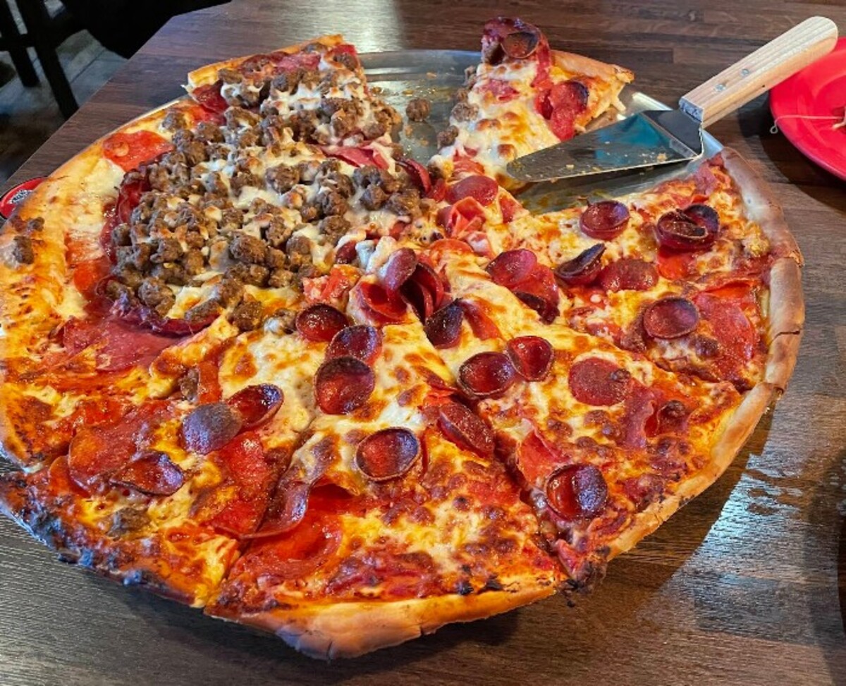 Food at Old Shawnee Pizza located in Shawnee, KS. 